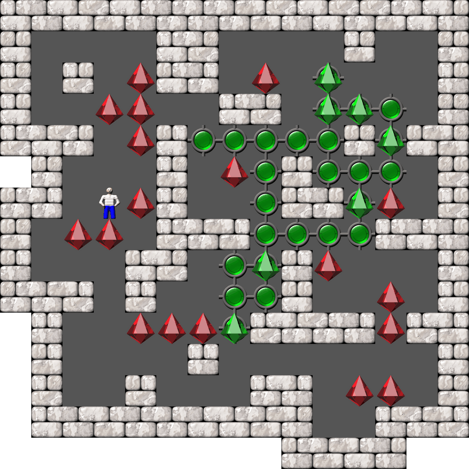 Sokoban Mass Remodel level 742